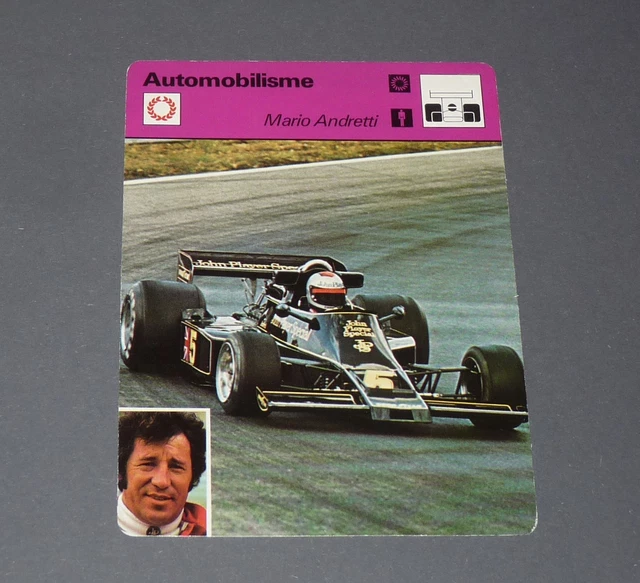 Stickers Panini F1 Grand Prix 1980 – Didier Pironi – Équipe Ligier – Vintage