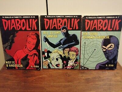 Diabolik - 3 fumetti