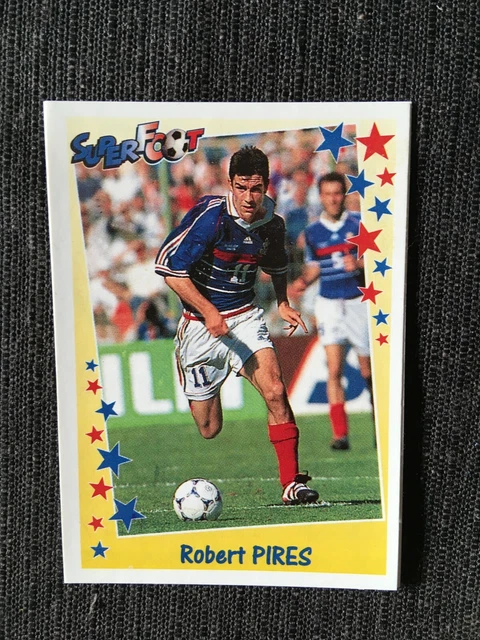 Sticker Panini Robert Pires – Superfoot 1999/2000 – France – Rare