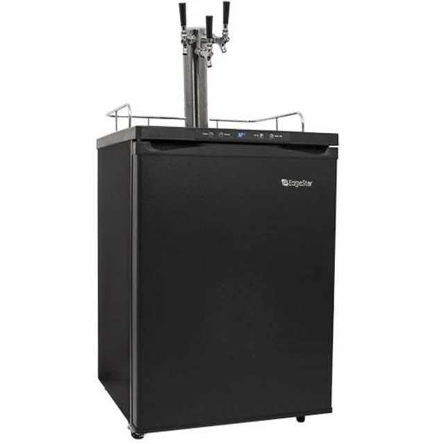 EdgeStar KC3000TRIP 24"W Triple Tap Kegerator - Black
