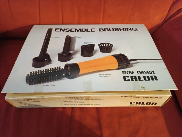 Sèche-cheveux Vintage Calor Années 40 - Chromé - Poignée Cassée - Pour Pièces Ou Décoration