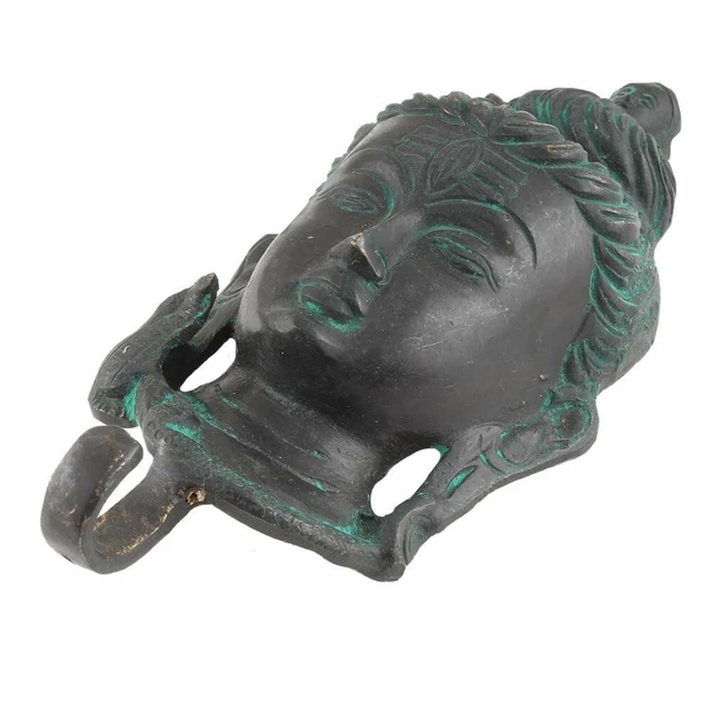 Antique Brass Lord Shiva Wall Hooks Hangers Holder Hanging Coat Towel Clothes