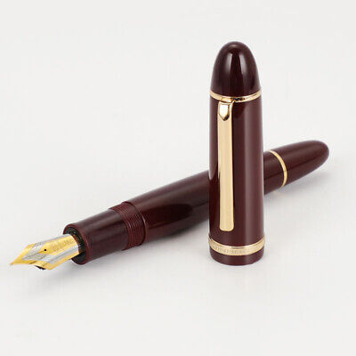 JinHao X159 Acrylic Fountain Pen Metal Gold Clip Fine 0.5mm Nib Writing Ink Pen