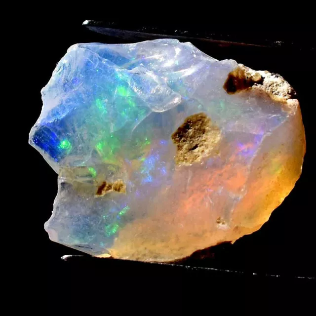 10.70Cts. 100% Natural Ethiopian Opal Rough Amazing Fire Loose Gemstones