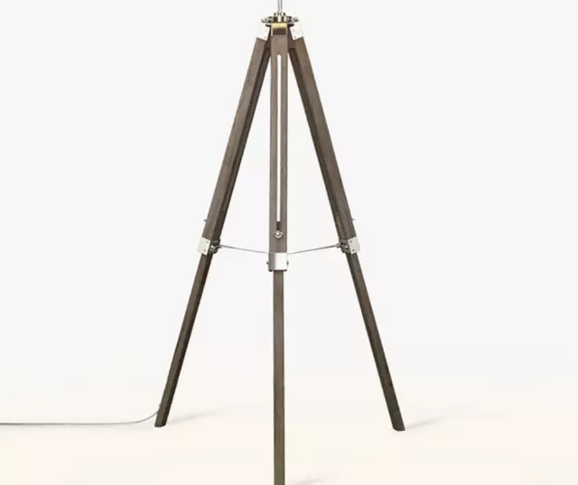 John Lewis Tripod for Floor Lamp Jacques *Base Only - No Shade* - Grey