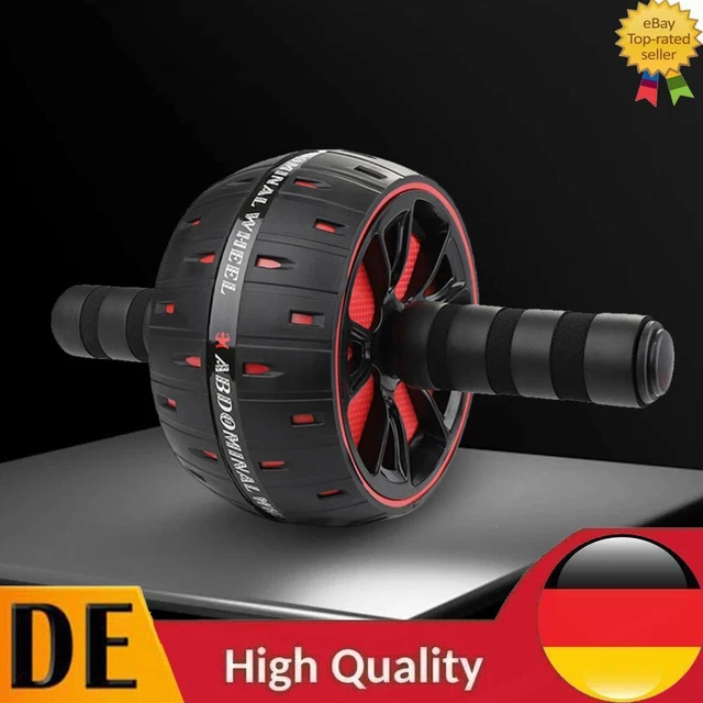 Roller Addominale LOODIA Per Allenare Addominali A Casa - Ruota ABS Con Cuscinetti, Include Ginocchiere