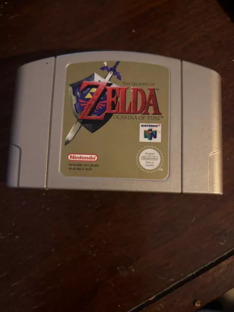 The Legend of Zelda: Ocarina of Time N64 Gold Cartridge Nintendo 64 PAL