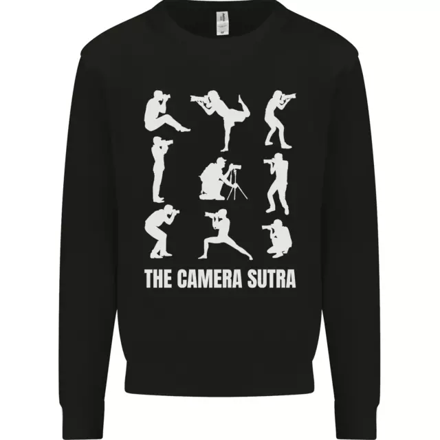 Camera Sutra Funny Photography Photographer Kids Sweatshirt Jumper