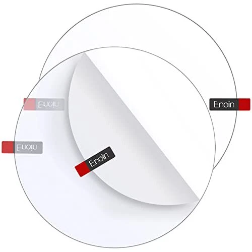 2pcs 9 Inch Round Clear Acrylic/Plexiglass Sheet Disc Circle Plastic