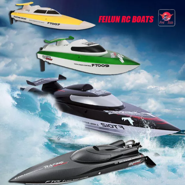 Feilun FT007 FT009 FT012 FT016 FT011 2.4G High Speed RC Racing Boat with Water C