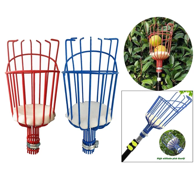 Fruit Picker, Fruit Picker Pole Basket  Picker Tool Gardening Picks Lightweight,