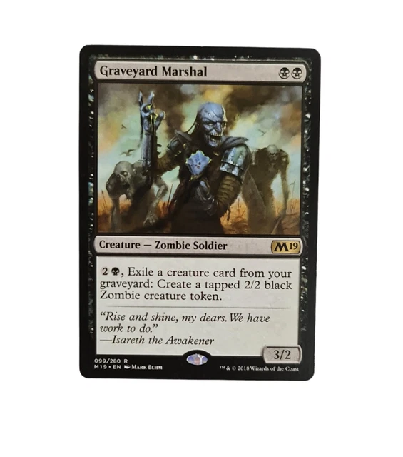Isareth the Awakener 2x FOIL M19 MTG Core Set 2019 Rare MINT black Isareth the Awakener 2x FOIL M19 MTG Core Set 2019 Rare MINT black