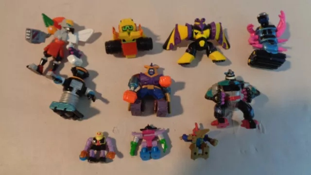 Lot of 10 90's Micro Machines Zbots Action Figures Lot of 10 90's Micro Machines Zbots Action Figures