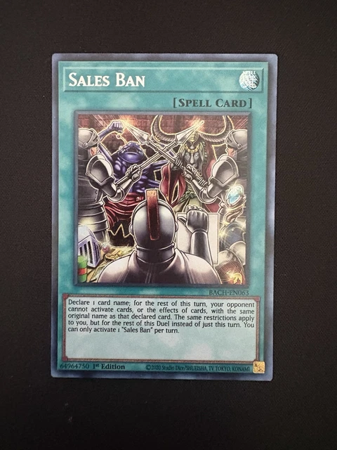 sales ban yugioh card BBPlanetToys main image 1