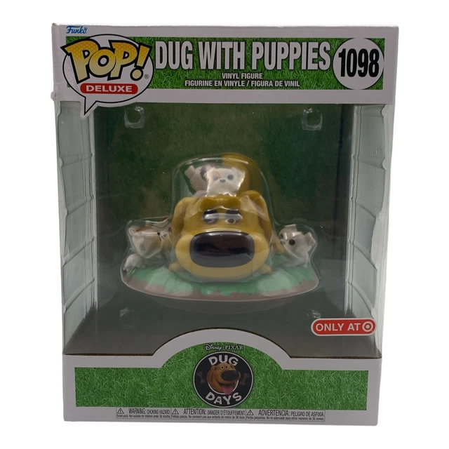 FUNKO POP! DELUXE Disney PIXAR Up Dug Days Dug with Puppies Vinyl