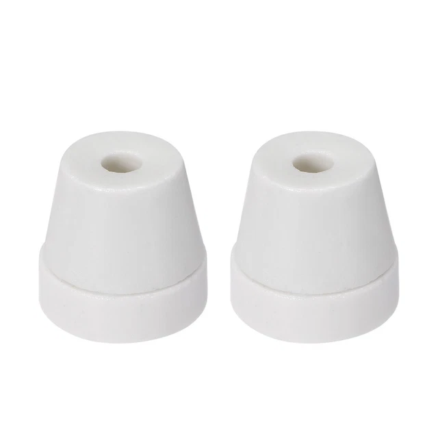Aisladores cerámica cónica 6mm diámetro perlas alúmina aislantes porcelana 2 uds