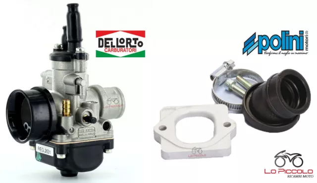 Carburatore Phbg 19 Ds + Collettore Aspirazione Polini Gilera Ice 50 - Runner 50