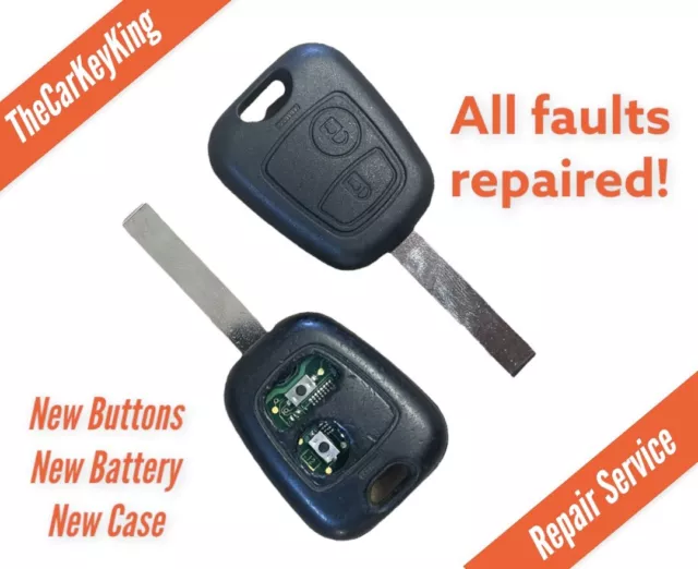 RFC 2 button case for Toyota Aygo remote key fob 2005 - 2014