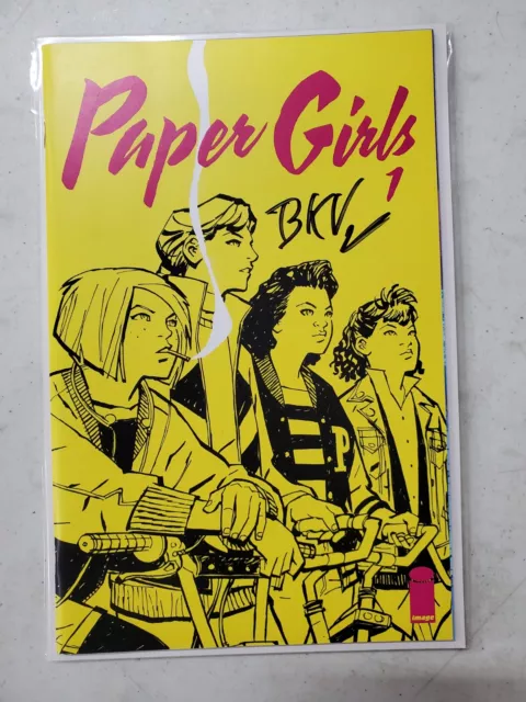 Paper Girls #1 1st Print Image Comics Signed by Brian K. Vaughan W/ COA