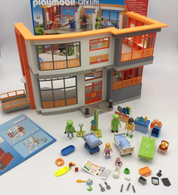 Playmobil furnished children's sales hospital