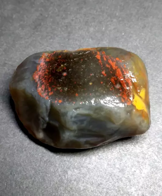Lake Superior Agate 0.37 oz 'RARE COLORATIONS' Rough Minnesota Gem - upnorth