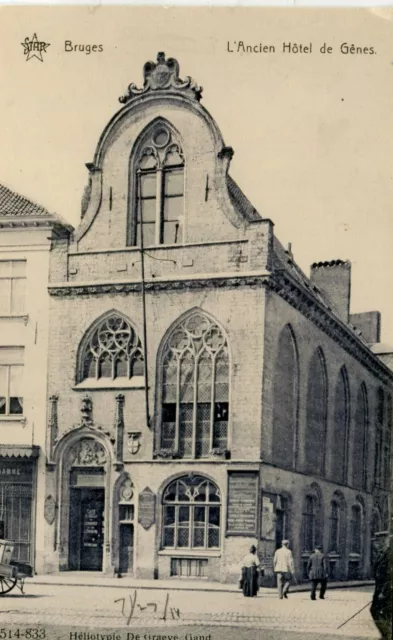 Belgique Brugge Bruges - Hôtel De Genes Vieux Carte Postale