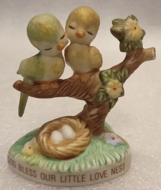 Vintage Figurine "God Bless Our Little Love Nest" George Good Porcelain Ceramic