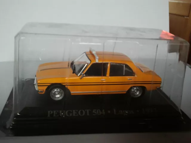 PEUGEOT 504 TAXI LAGOS 1977   IXO 1/43 neuf en boite K9