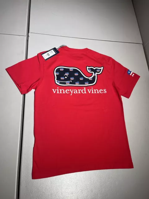 Vineyard Vines Shirt Men's XS Red Republican President GOP Party Elephant Cotton