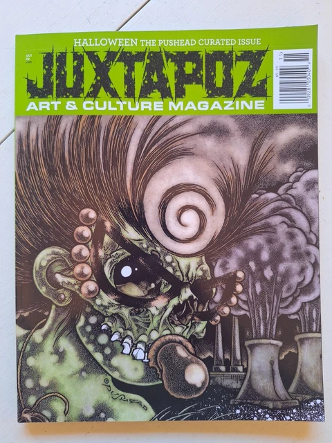 RARE JUXTAPOZ OCT. 2009 #105 LIMITED COVER ver. Pushead 15th