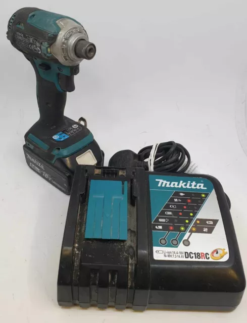 Makita DTD17 Impact Driver With 5.0ah Battery& Charger