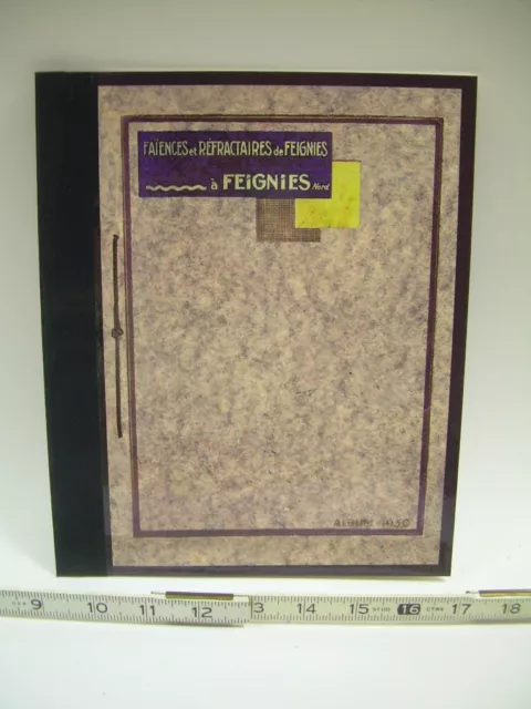 Faiences de Feignies 1930 CATALOG French Tile Designs Walls Floors (has defects)