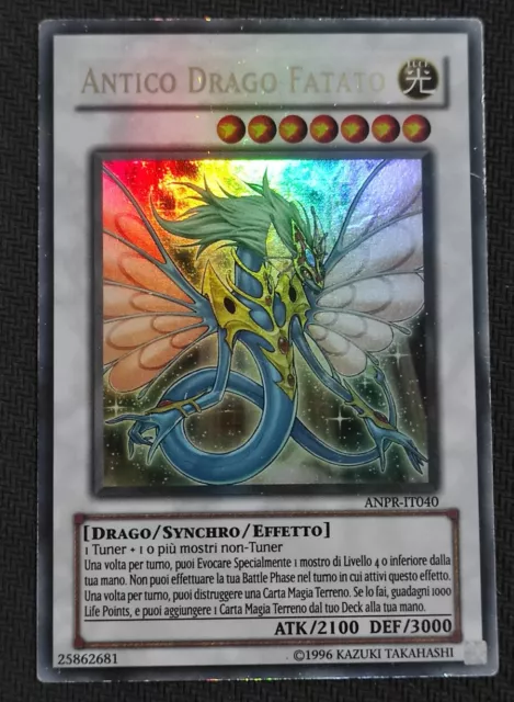 Antico Drago Fatato ANPR-IT040 ULTRA RARA Carta di Yu-Gi-Oh!