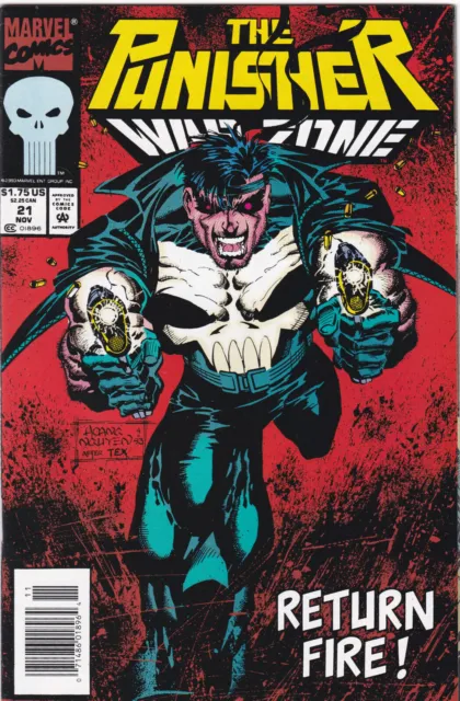 The Punisher: War Zone #21, Vol. 1 (1992-1995) Marvel, High Grade,Newsstand