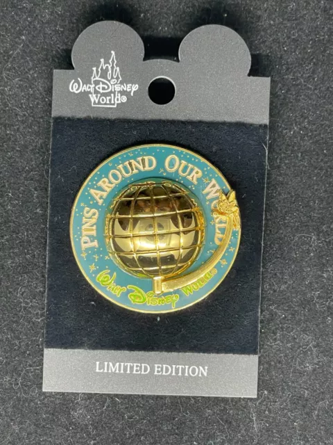 Disney Pin - WDW - Tinker Bell - Pins Around Our World - Gold Globe 6273 LE
