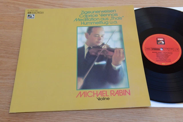 MICHAEL RABIN Violin Recital GER LP (VG/VG) EMI 1C 06381 646 . EUR