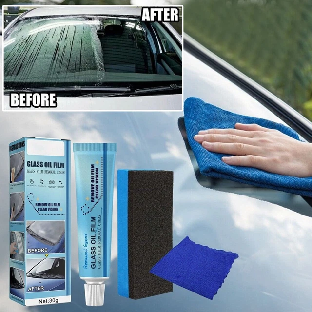 30G WINDSHIELD WATER Spots Remover Car Glass Oil Film Cleaner Removal