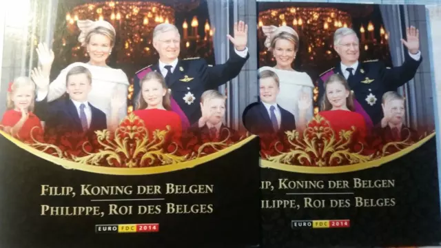 Euro Kursmünzensatz KMS Belgien 2014 im Blister mit Schuber und Sonderprägung