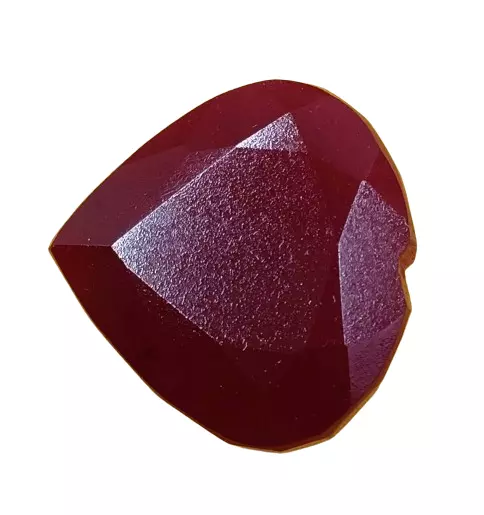 A One African Stone Red Ruby Heart Cut 520-550 Ct EGL Certified Loose Gems DKF