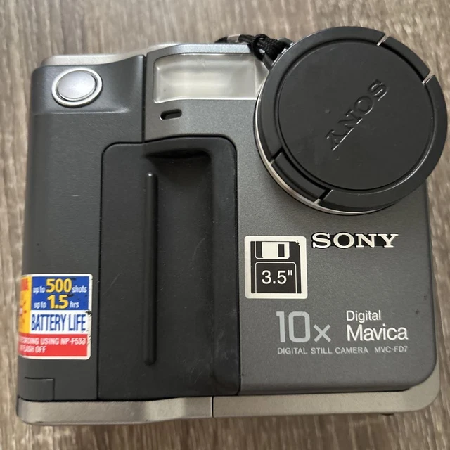 VINTAGE SONY MAVICA MVC-FD73 Digital Camera 10X Zoom Japan