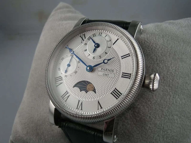 Parnis moon sales phase watch