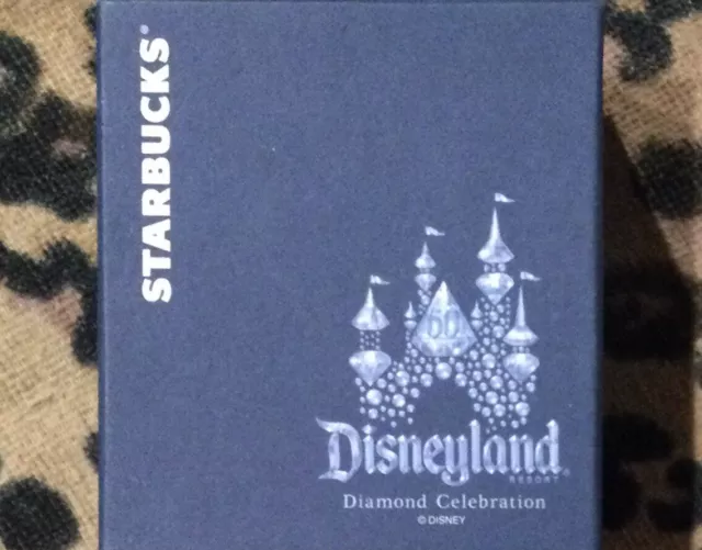 New Disneyland 60th Diamond Celebration Disney Starbucks Ceramic Mug Ornament 2