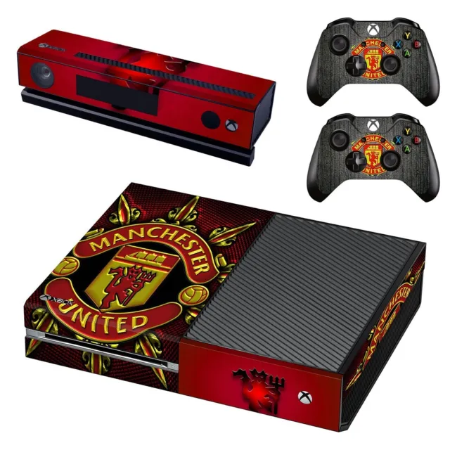 Xbox ONE Skin Sticker Vinyl for Console & 2 Controllers Manchester United FC24