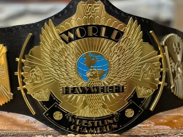 WWF Winged Eagle Championship Wrestling Replica Title Belt Brass 2mm Adult size
