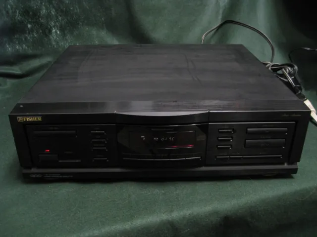 Fisher DAC-503 Digital Compact 5 Disc drawer CD Changer WORKS No Remote