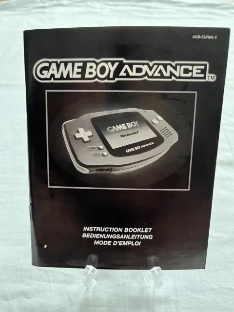 Nintendo GameBoy Advance Konsole Nur Anleitung