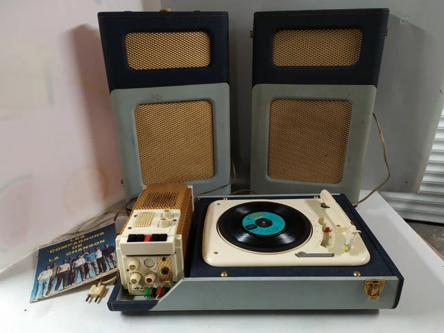 Électrophone Vintage Claude Paz & Visseaux – Selectrophone – Fabriqué En France