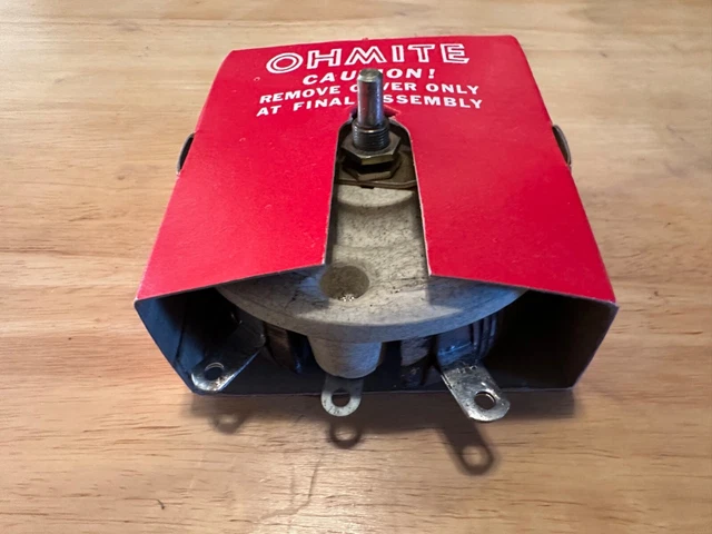 New Open Box Ohmite Rheostat # 0524 Model L 150 Watt .5 Ohm