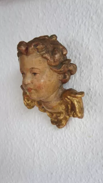 Barock Skulptur Figur Holz Putto antik alt