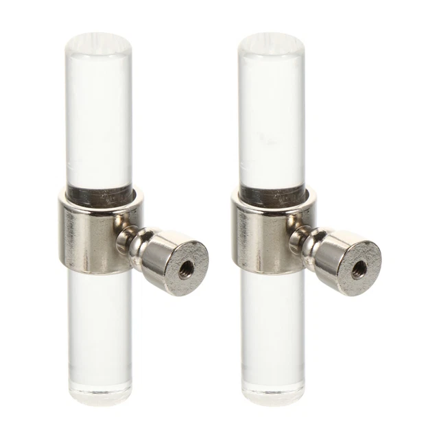 2 Pcs Acrylic Handle Cupboard Knobs Cabinet Handles Matte Drawer